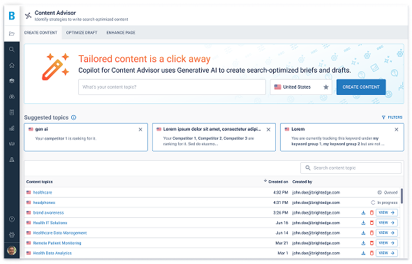 Content Advisor